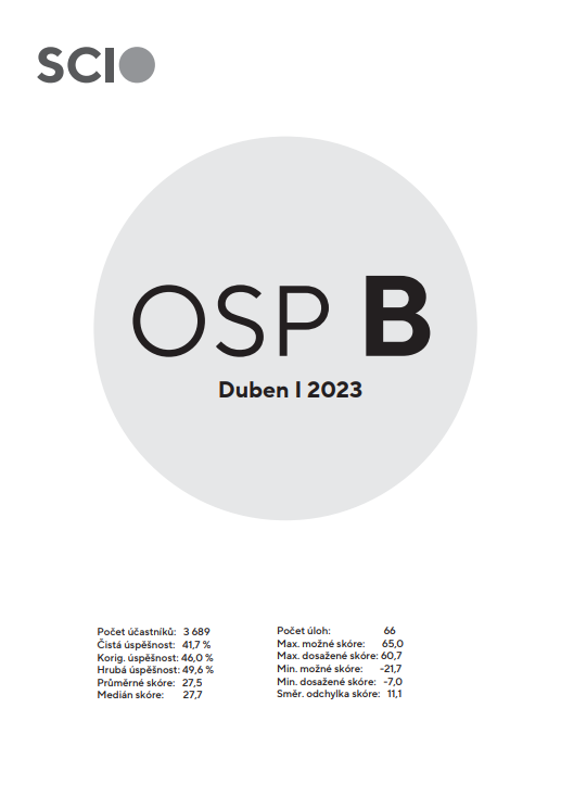 50 SCIO testů NSZ Obecné studijní předpoklady (OSP) + sken