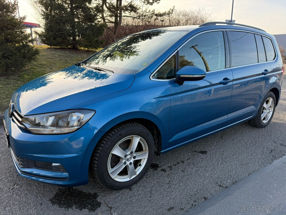 PRODÁNO  VW Touran 2.0TDi dsg 110kw m.ř.2021 7-míst tažné