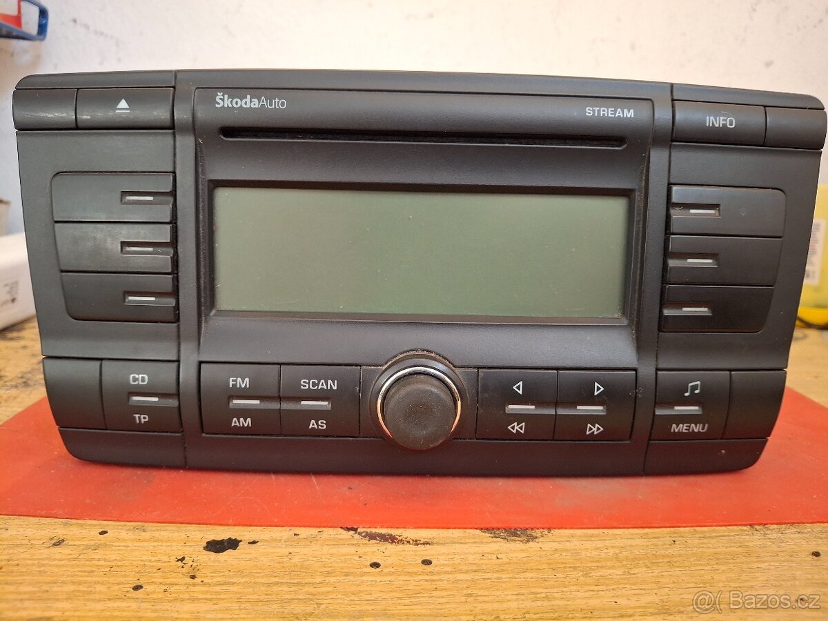 Rádio Škoda Stream + PIN