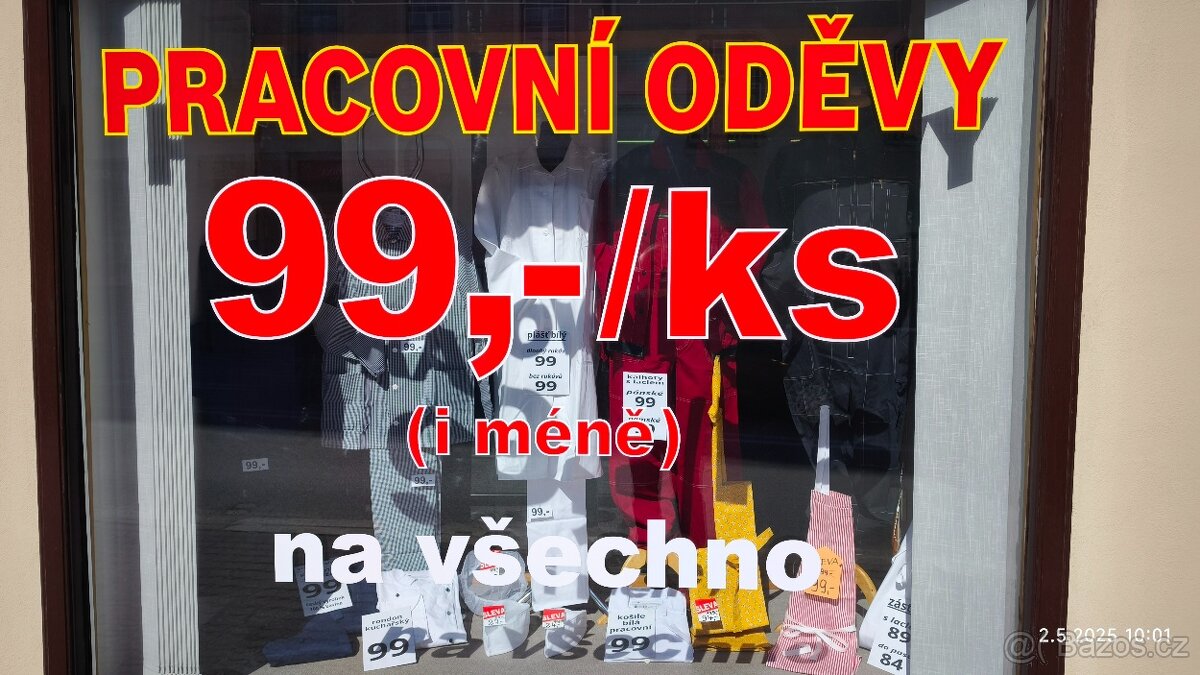 PRACOVNÍ ODĚVY