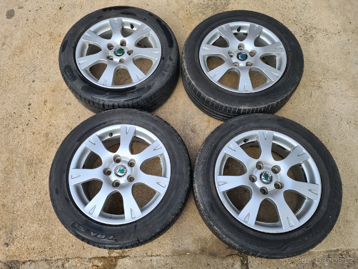 Original alu kola 5x112 R16 s pneu