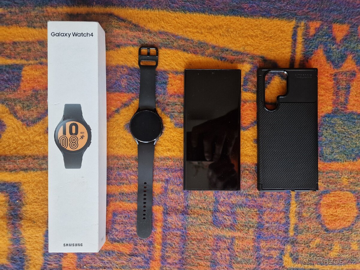 Prodám Samsung S22U 8/128 Top stav + hodinky Samsung GW4