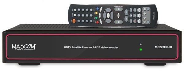 Digitální satelitní přijímač Mascom MC270 HDIR-USBPVR Full H