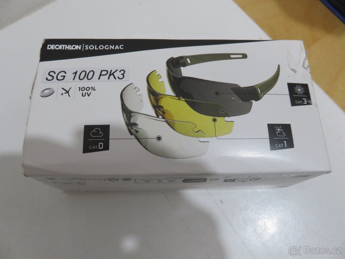 Nová sada ochranných střeleckých brýlí SG100 PK3