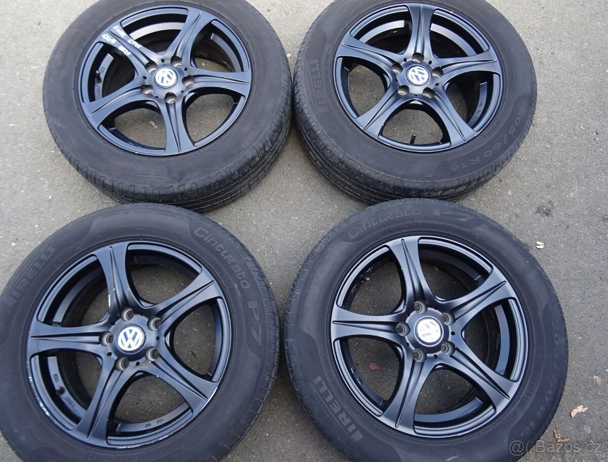 Alu disky na VW,Škoda, 16", 5x112,ET 41, letní sada