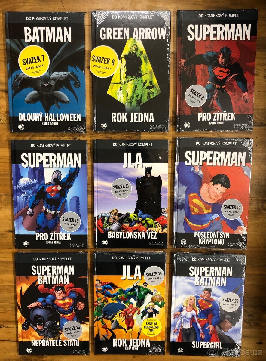 DC komiks 10 ks - Batman, Superman NOVÉ Zabalené