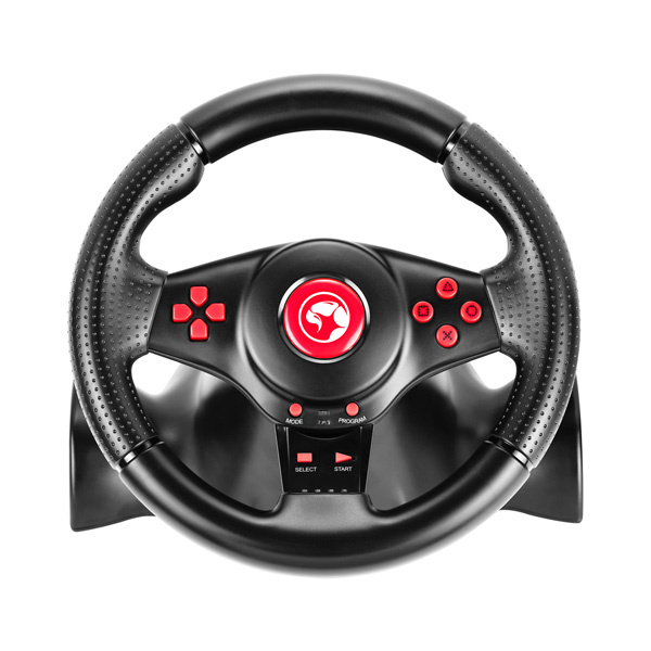 Volant Marvo GT-903, volant s pedály a řadící pákou, 16tl.,