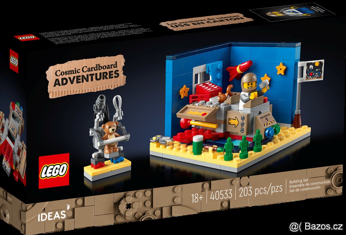 LEGO 40533 Dobrodružství v raketoplánu z krabic