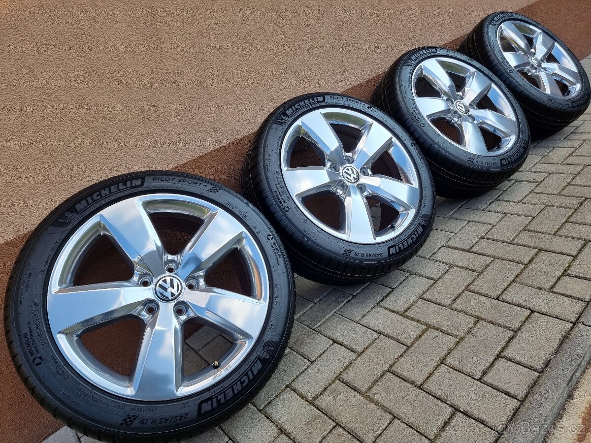 19″ 5×120 VW MULTIVAN “ARAGONIT POLISHED”+245/45R19 MICHELIN