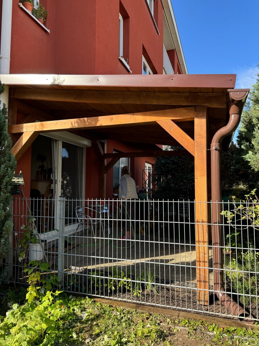 Dřevěná pergola 350 x 300 cm