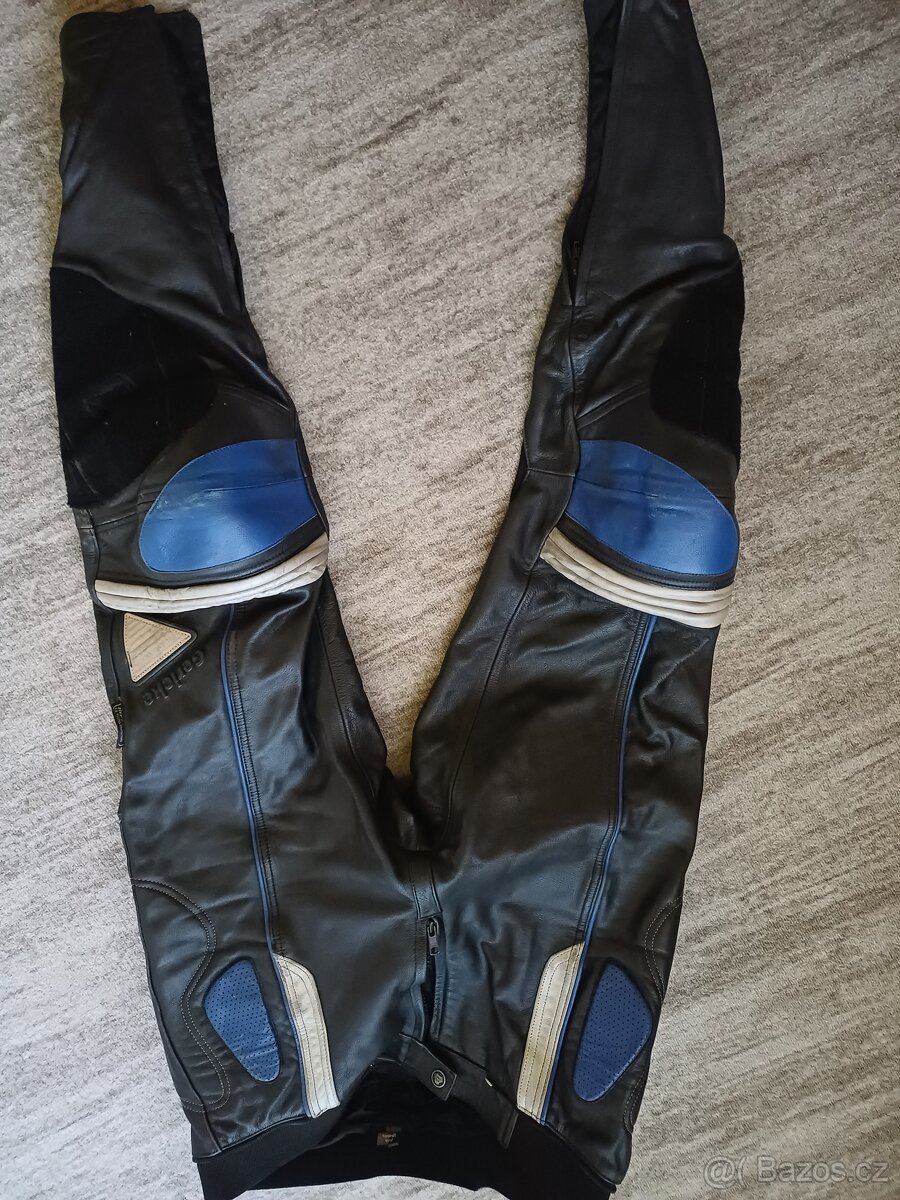 Moto kalhoty kúže velikost 56