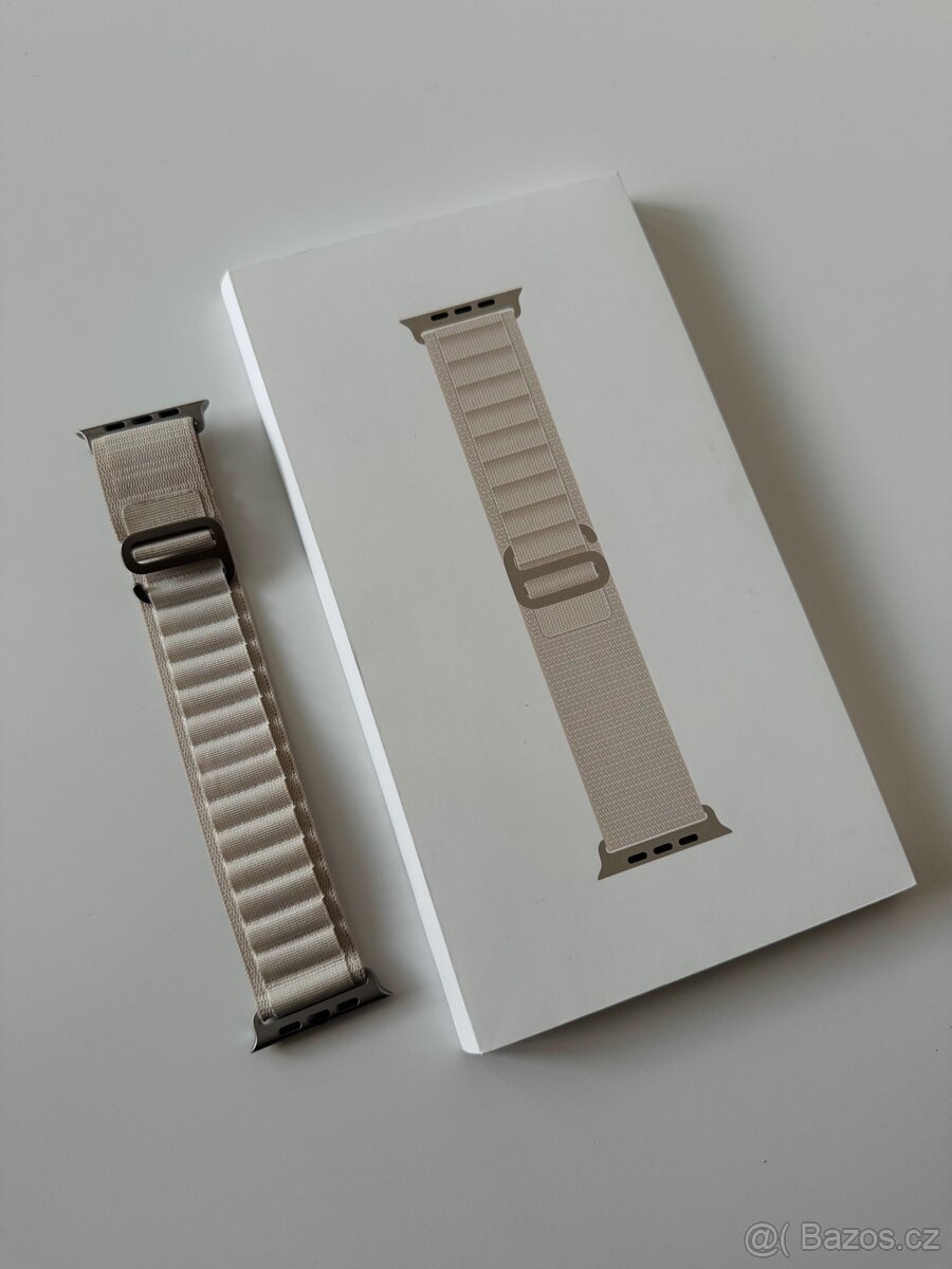 Řemínek Apple Watch Alpský tah / 49mm / béžový / “S”