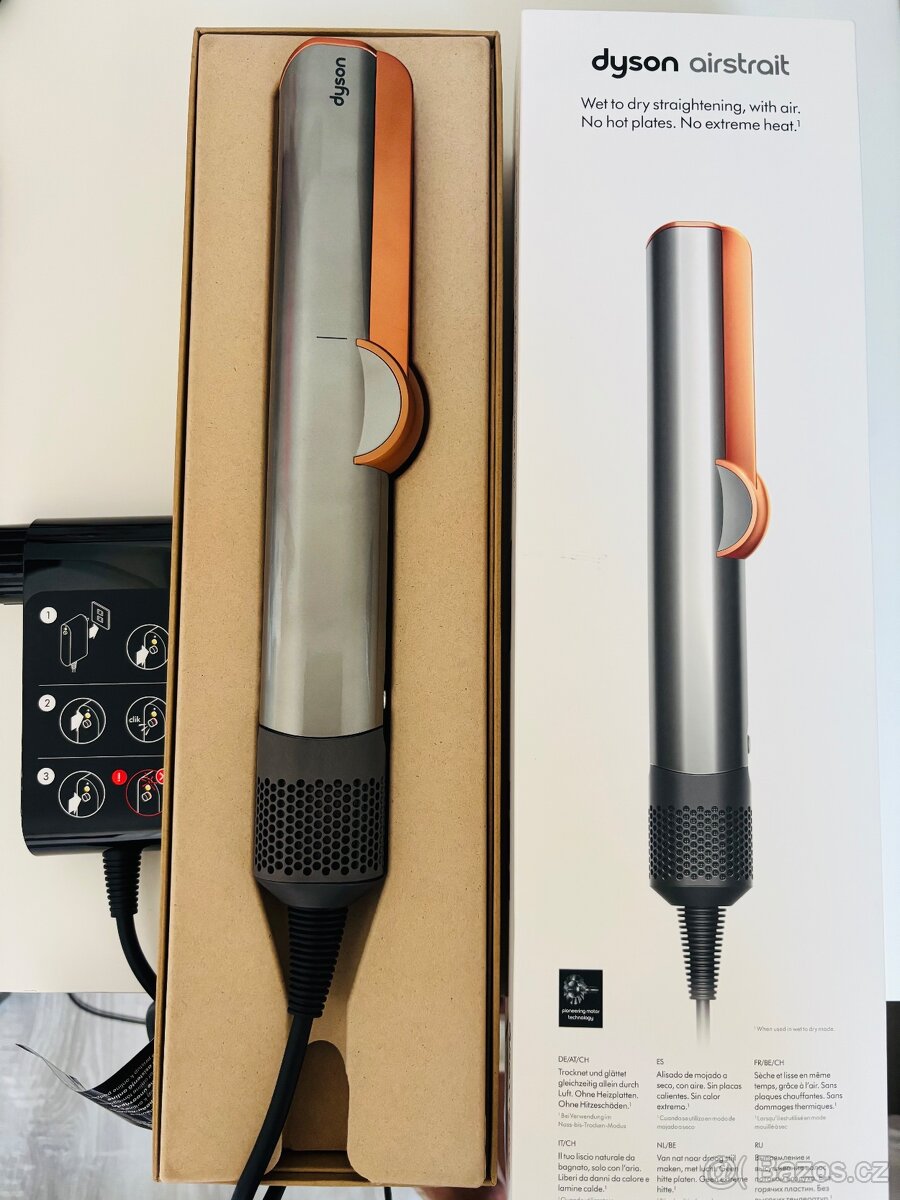 Nová žehlička Dyson Airstrait, v záruce