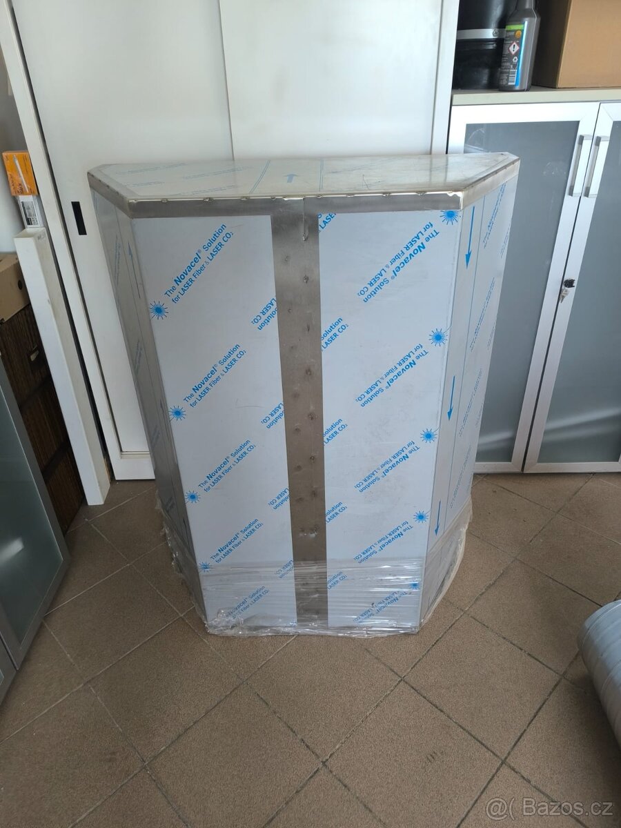Nerezova středová gastrodigestoř 120x100x40, filtry, závěsná