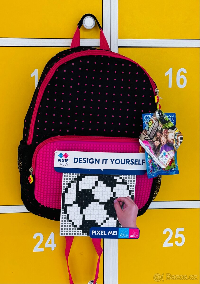 Nový batoh Pixie Crew s různobarevnými pixely