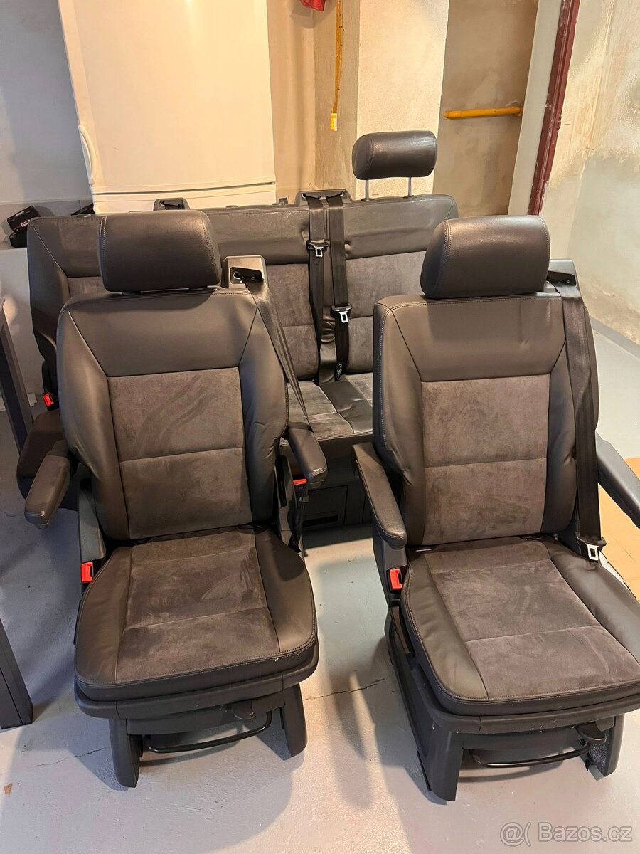 Sedačka a lavice T5 transporter Multivan