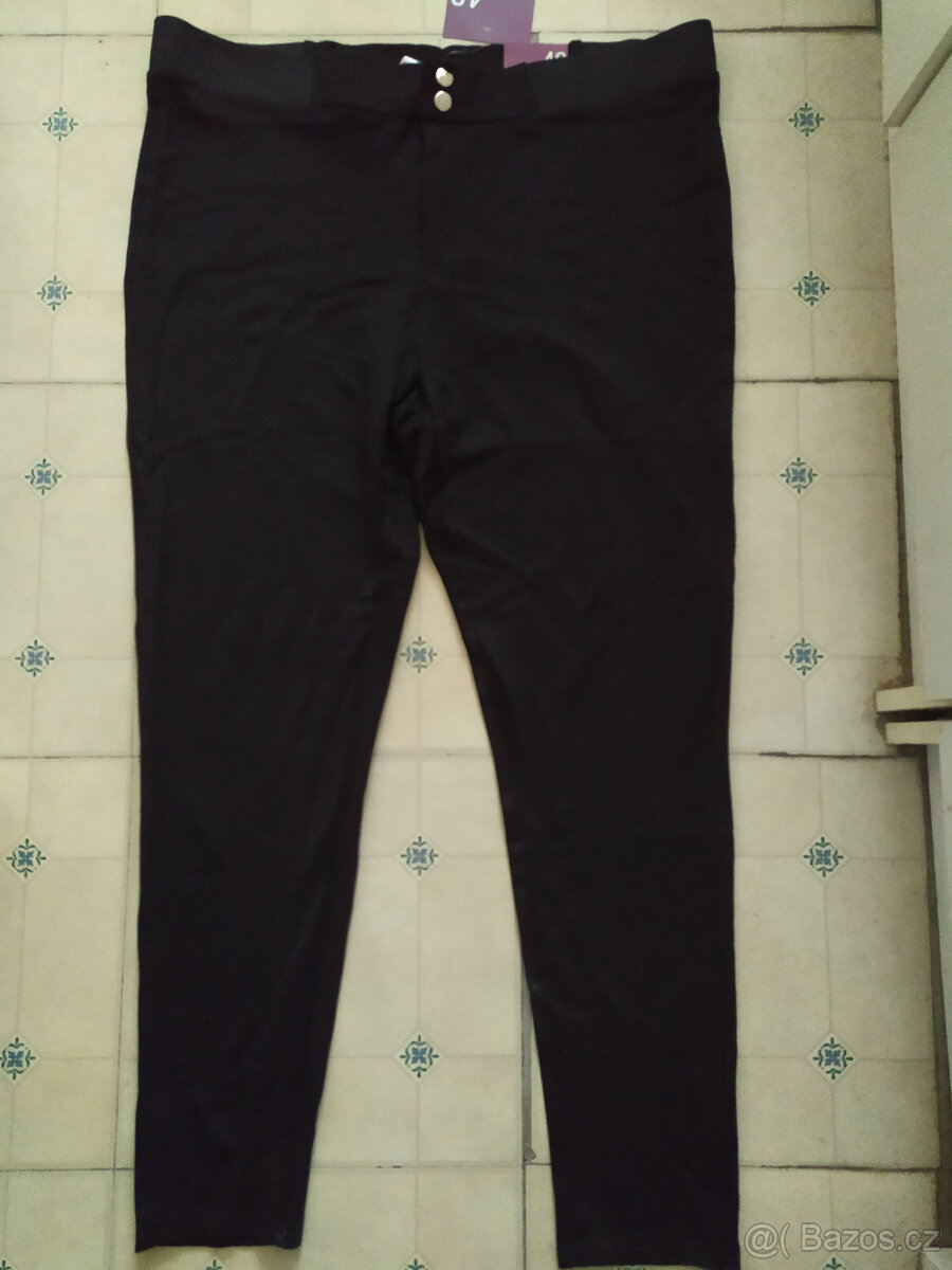 DÁMSKÉ NOVÉ PRUŽNÉ SKINNY KALHOTY SRN VEL.48