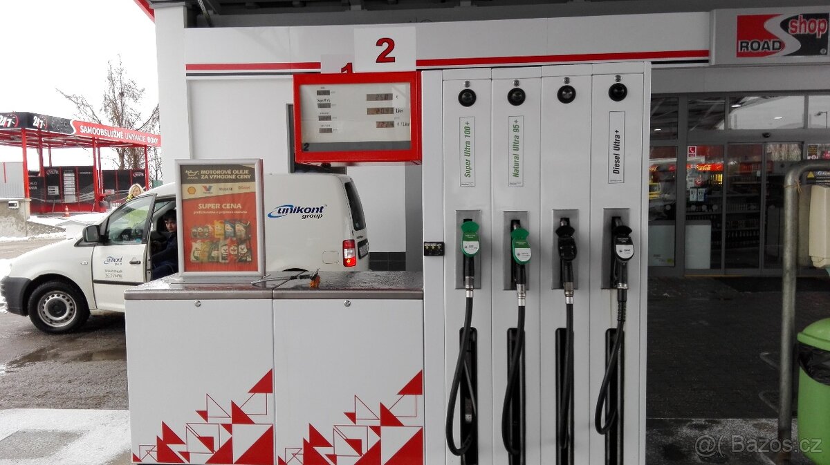 Výdejný stojan PHM, nafta, benzín