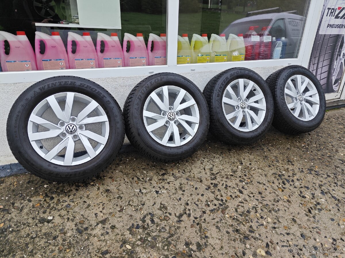 Vw Passat B8 5/112 R16 + 215/60 R16 Dunlop