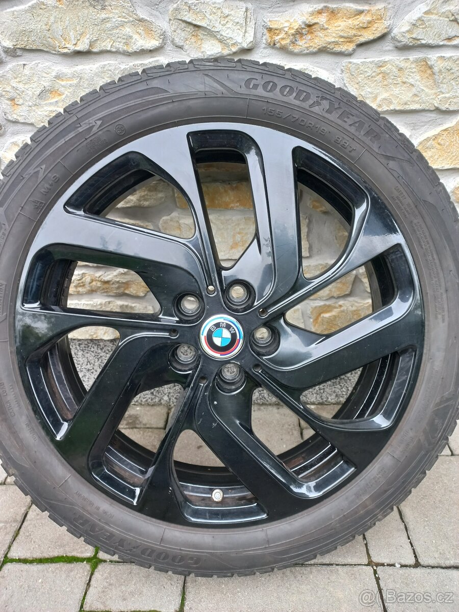 BMW i3 i3S zimní 19 Styling 428 Goodyear 155 70 DOT23 7mm