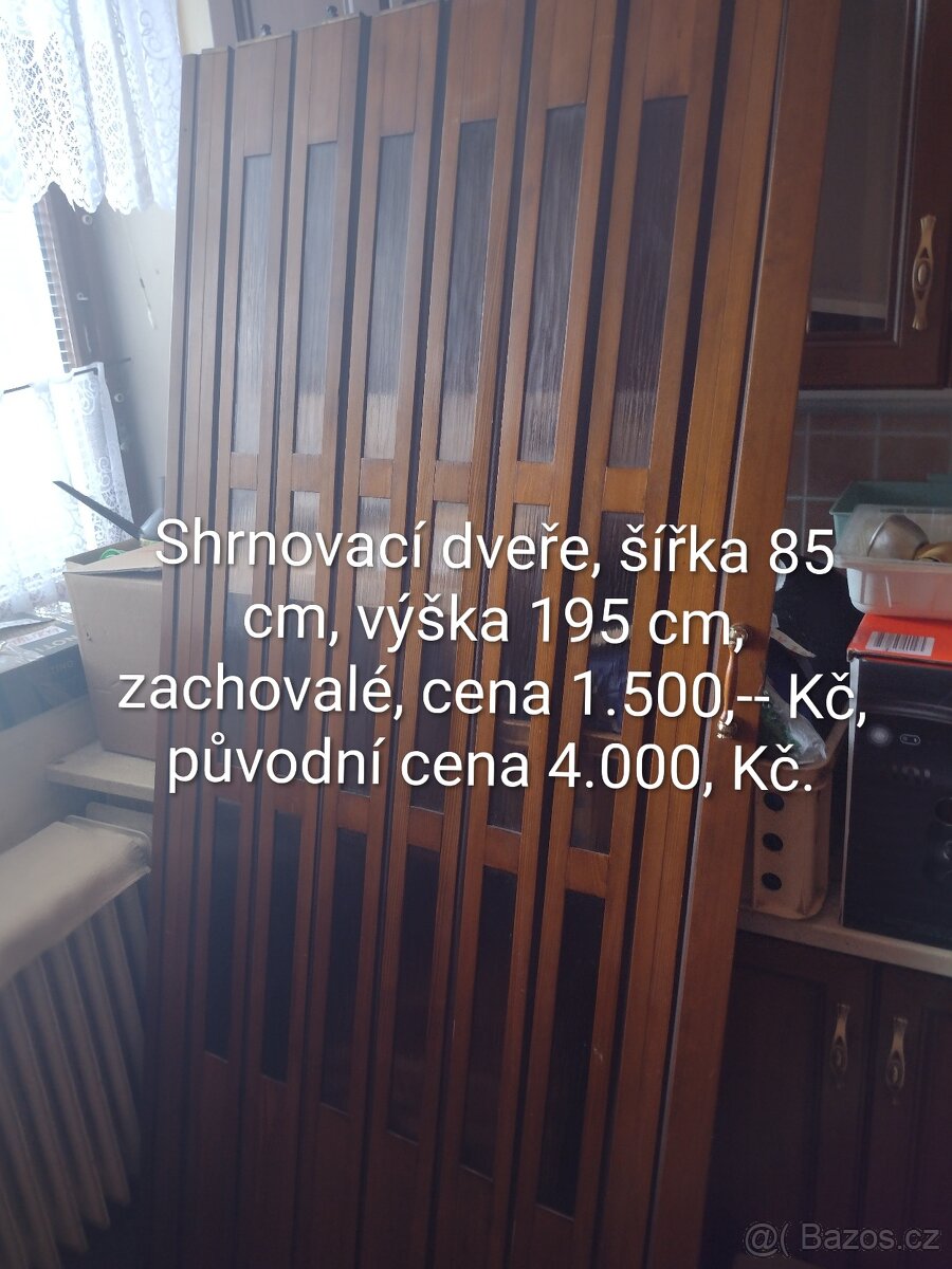 Shrnovací dveře