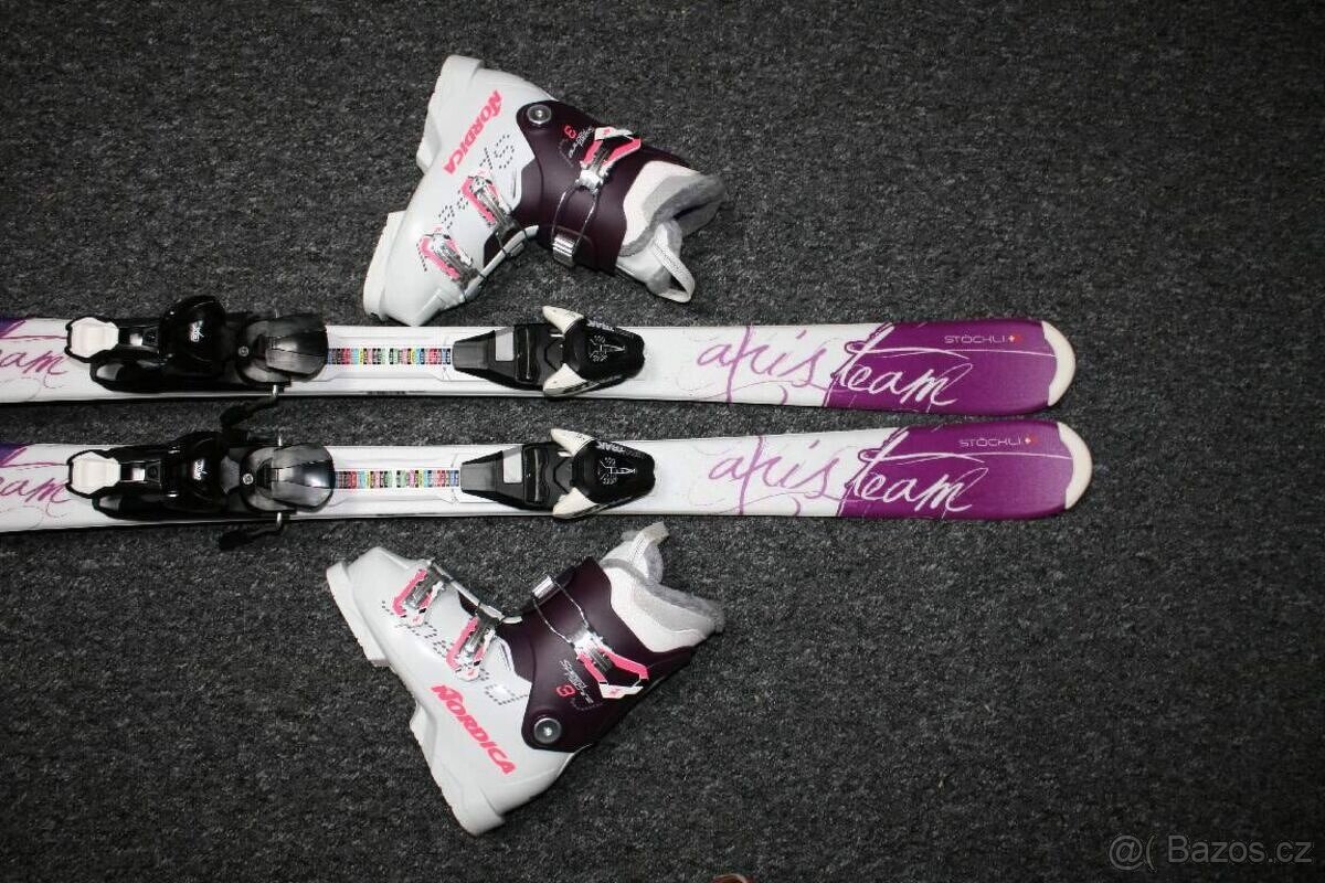 lyže dievcenské stockli Afris 120 cm