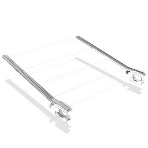 Sušák na prádlo na zábradlí sklopný