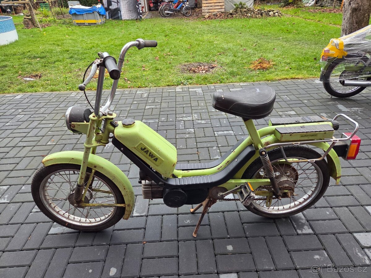 Babetta 210 s kartičkou, zelená původní 1.