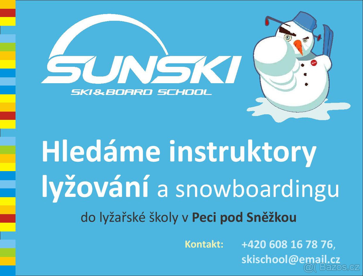 Brigáda: INSTRUKTOR lyžování (SNB), půjčovna (Krkonoše)