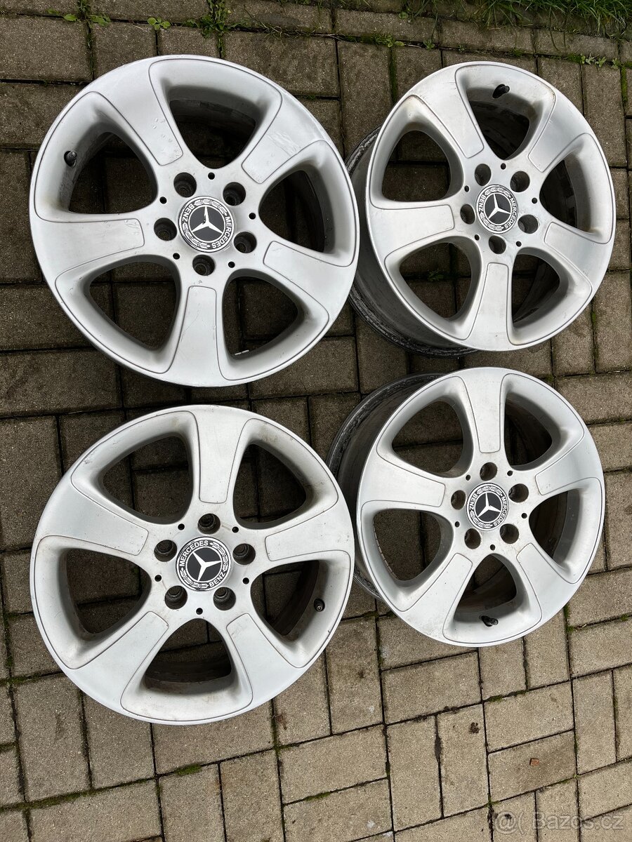 4x alu disky 5x112 R16 Mercedes