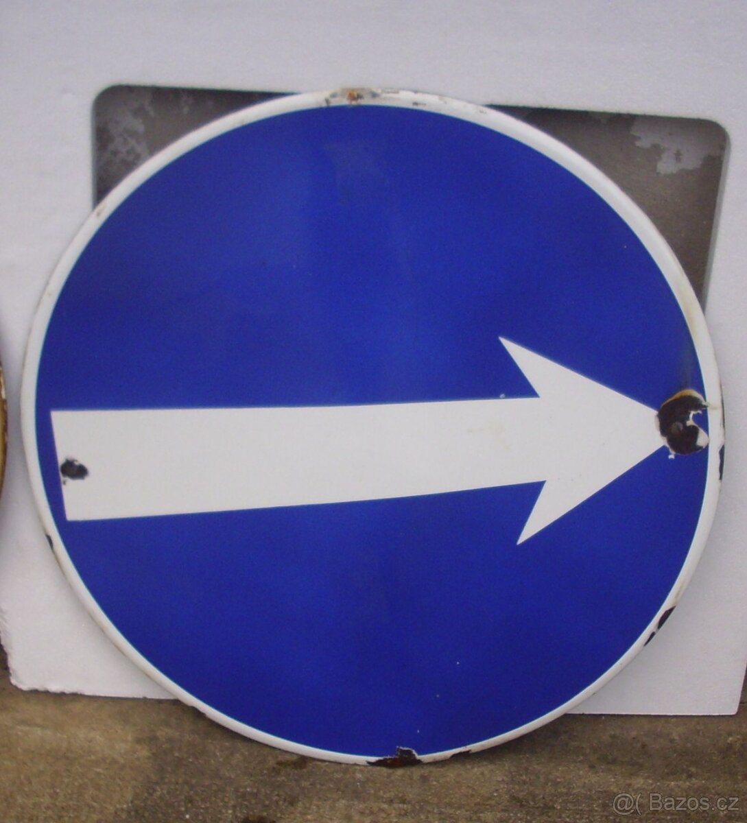 Stará smaltovaná cedule - 50cm