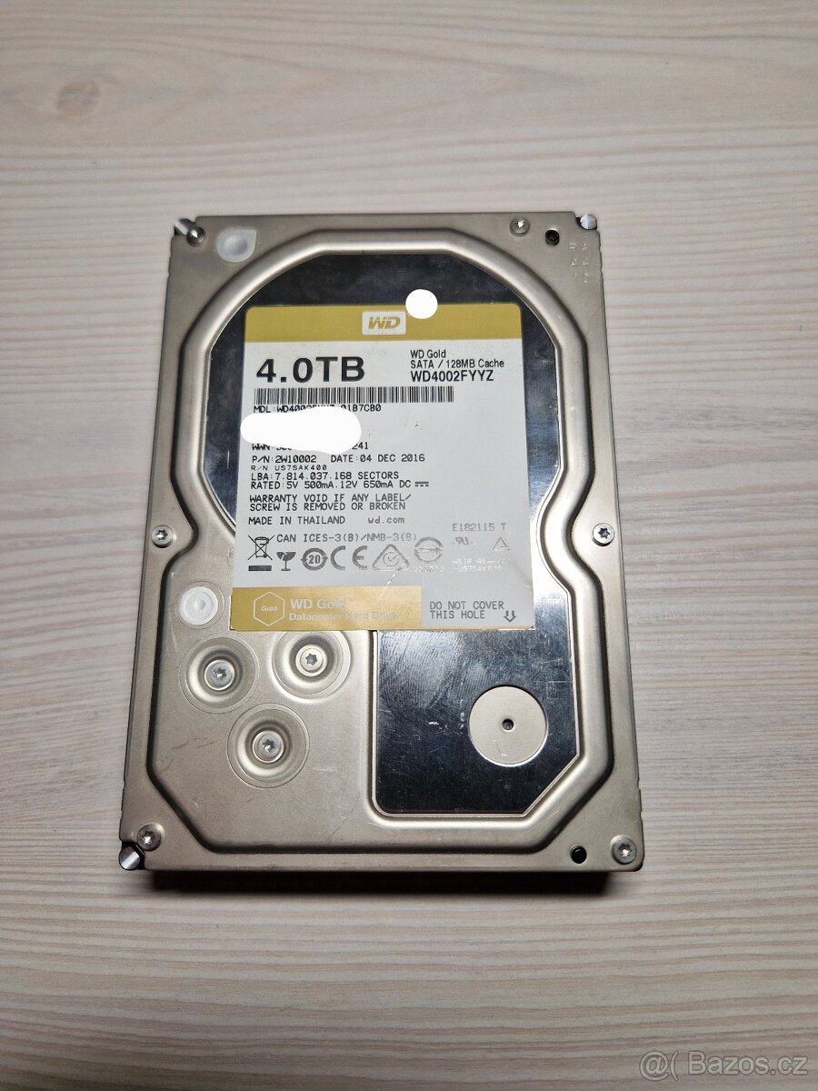 WD Gold 4TB