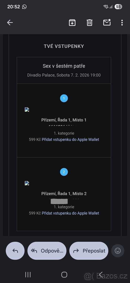 Vstupenky 7.2. Divadlo Palace