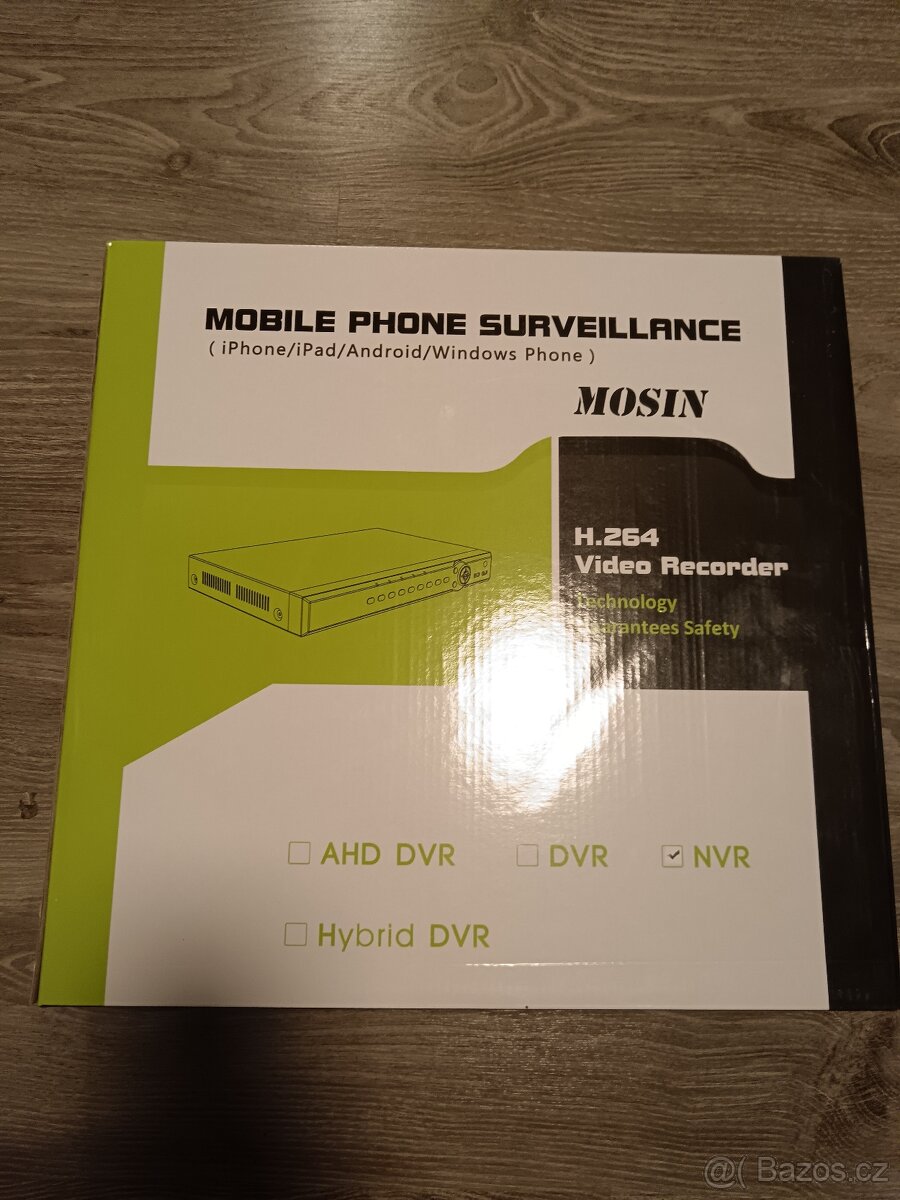 síťový videorekordér pro IP kamery