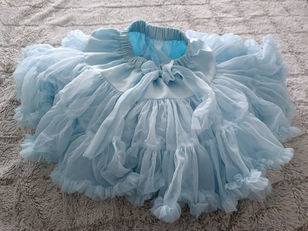 Dívčí Tutu sukně světle modrá