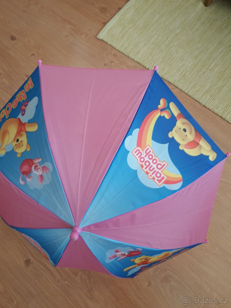 Deštník- medvídek Pú