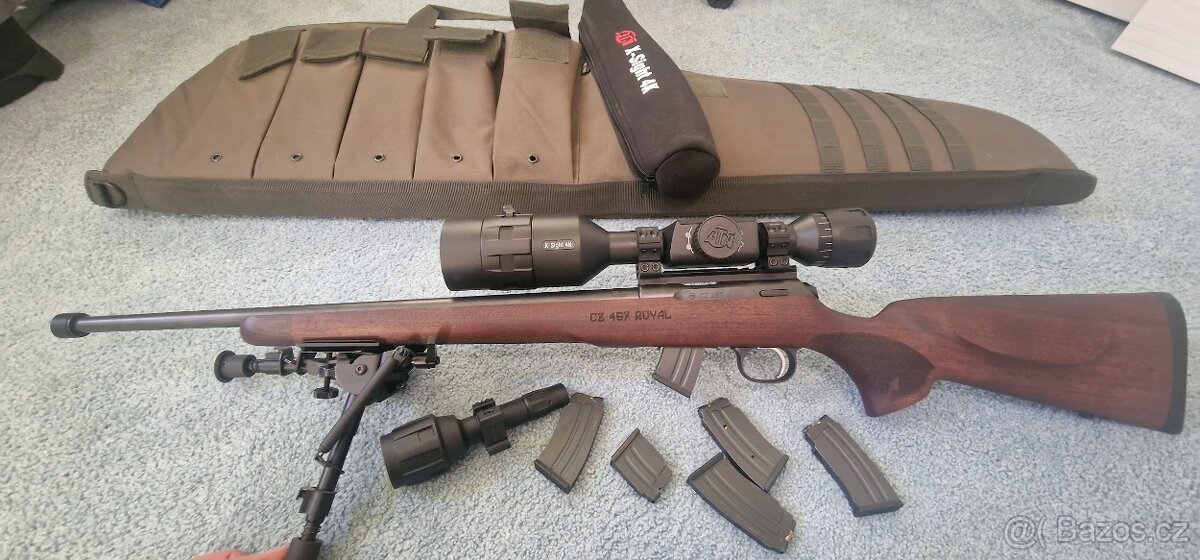 Malorážka CZ 457 Royal .22 LR s puškohledem