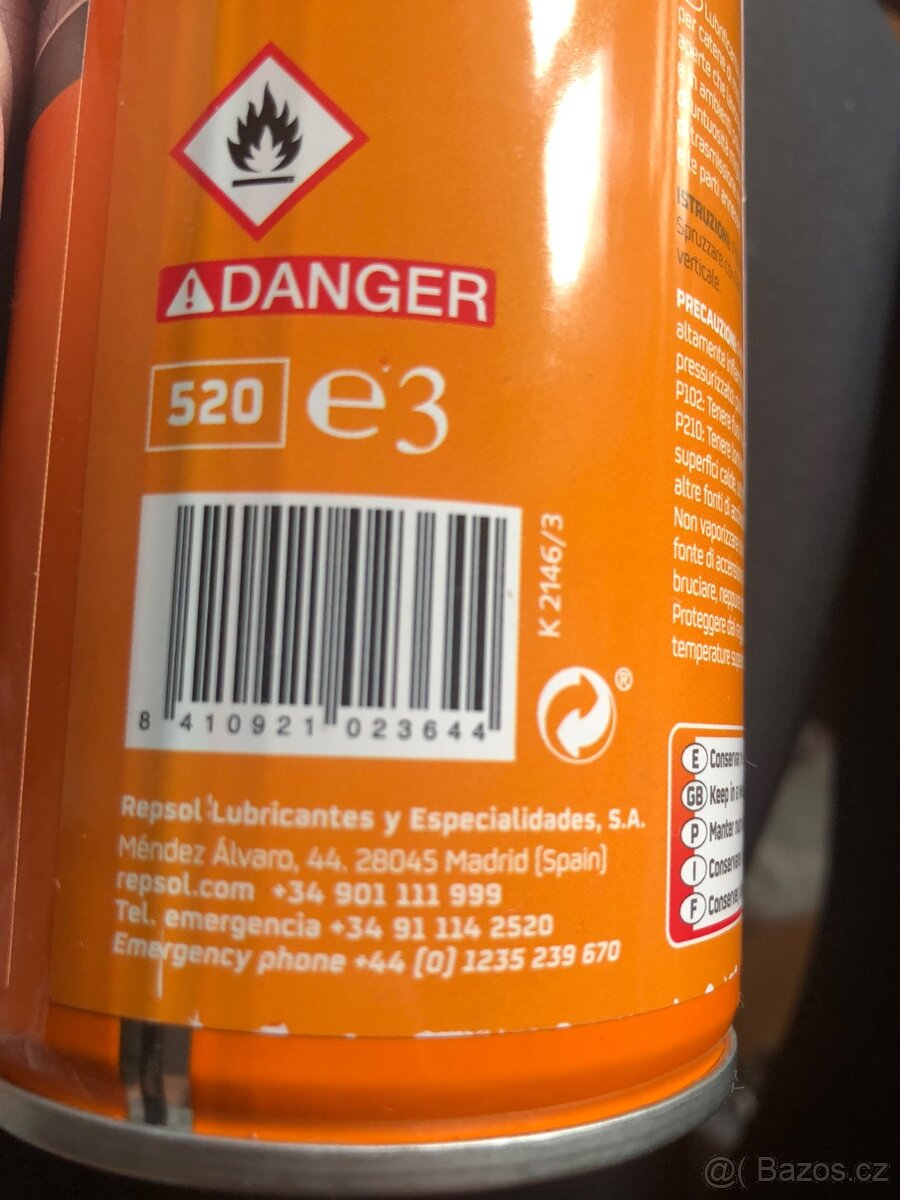 Mazivo na řetězy Repsol