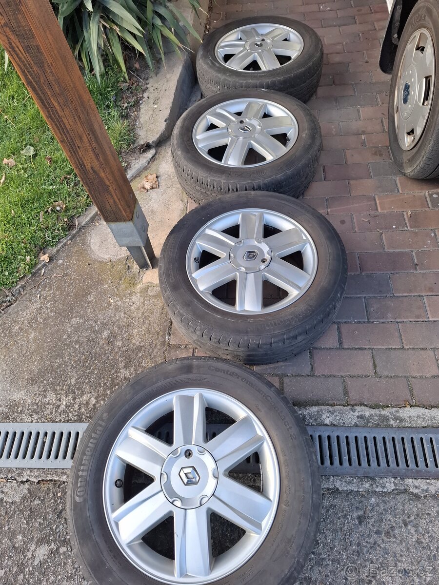 Kompletní kola na Renault Scenic ll
