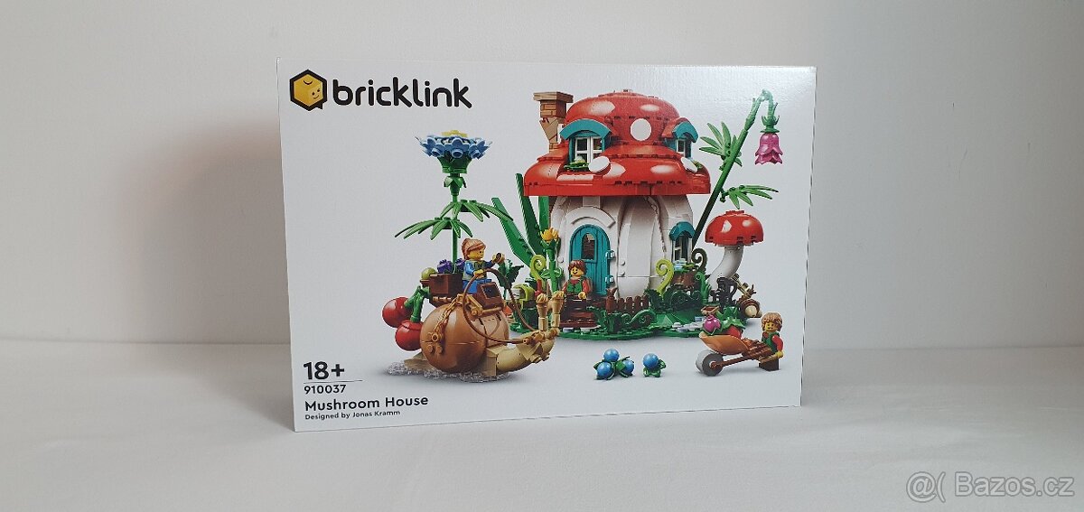 Nové exkluzivní LEGO Bricklink 910037 Houbový domek