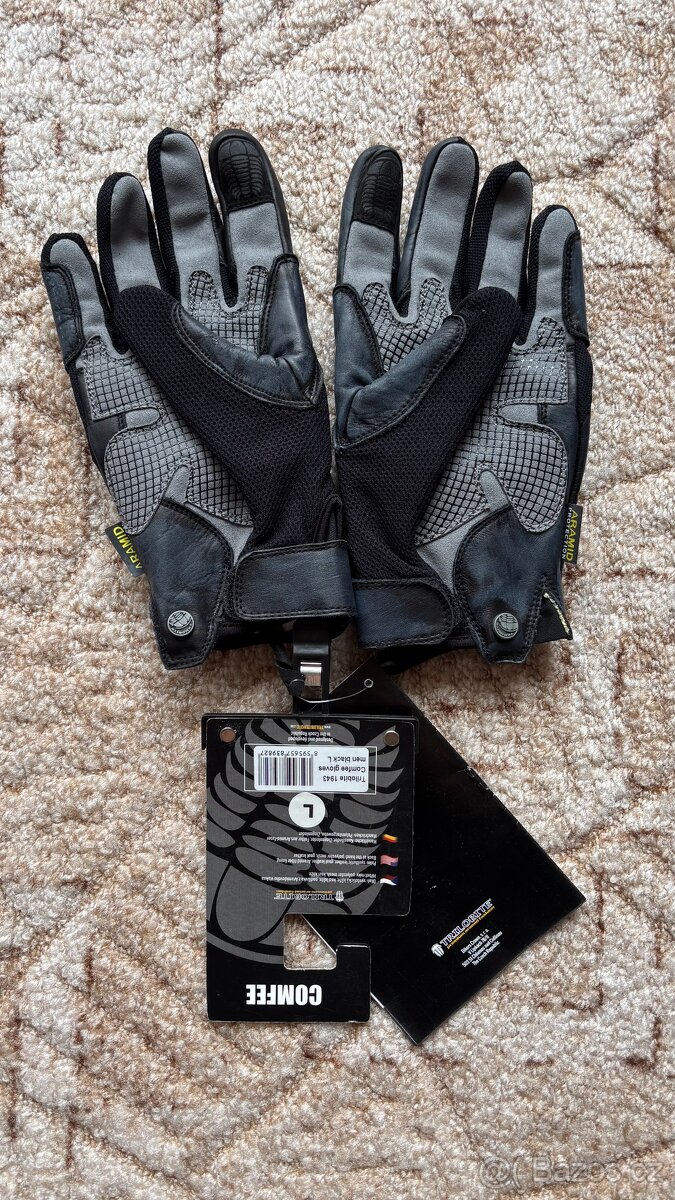 Rukavice na motorku Trilobite Comfee black vel. L