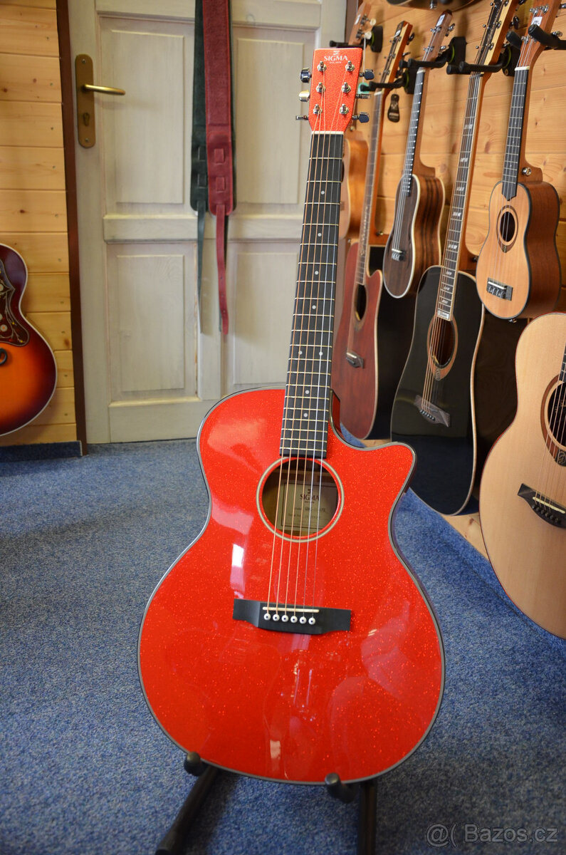 KYTARA ELEKTROAKUSTICKÁ 6 STRUNNÁ Sigma Guitars GMC-1E-MFR +