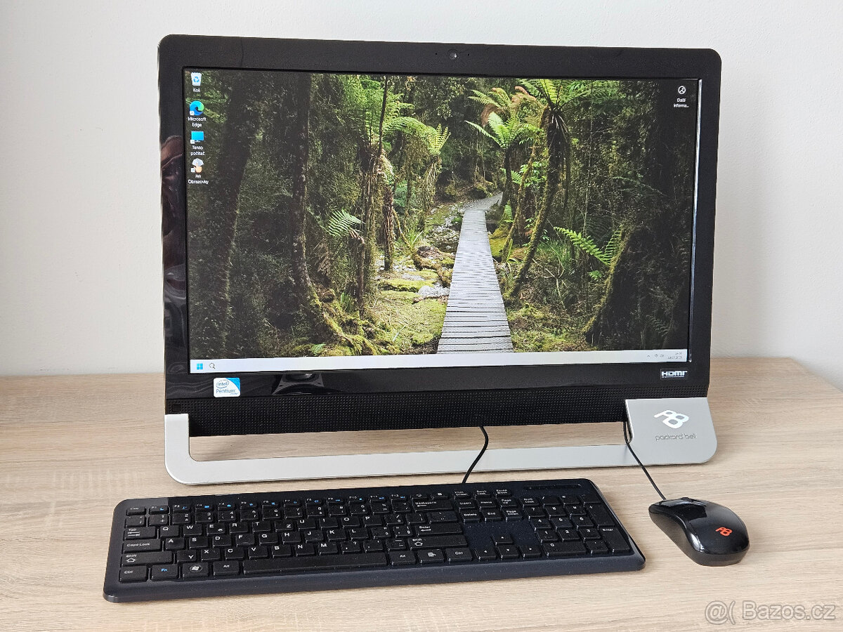 All In One PC 23" FullHD, SSD 244GB, RAM 4GB, WIN 11