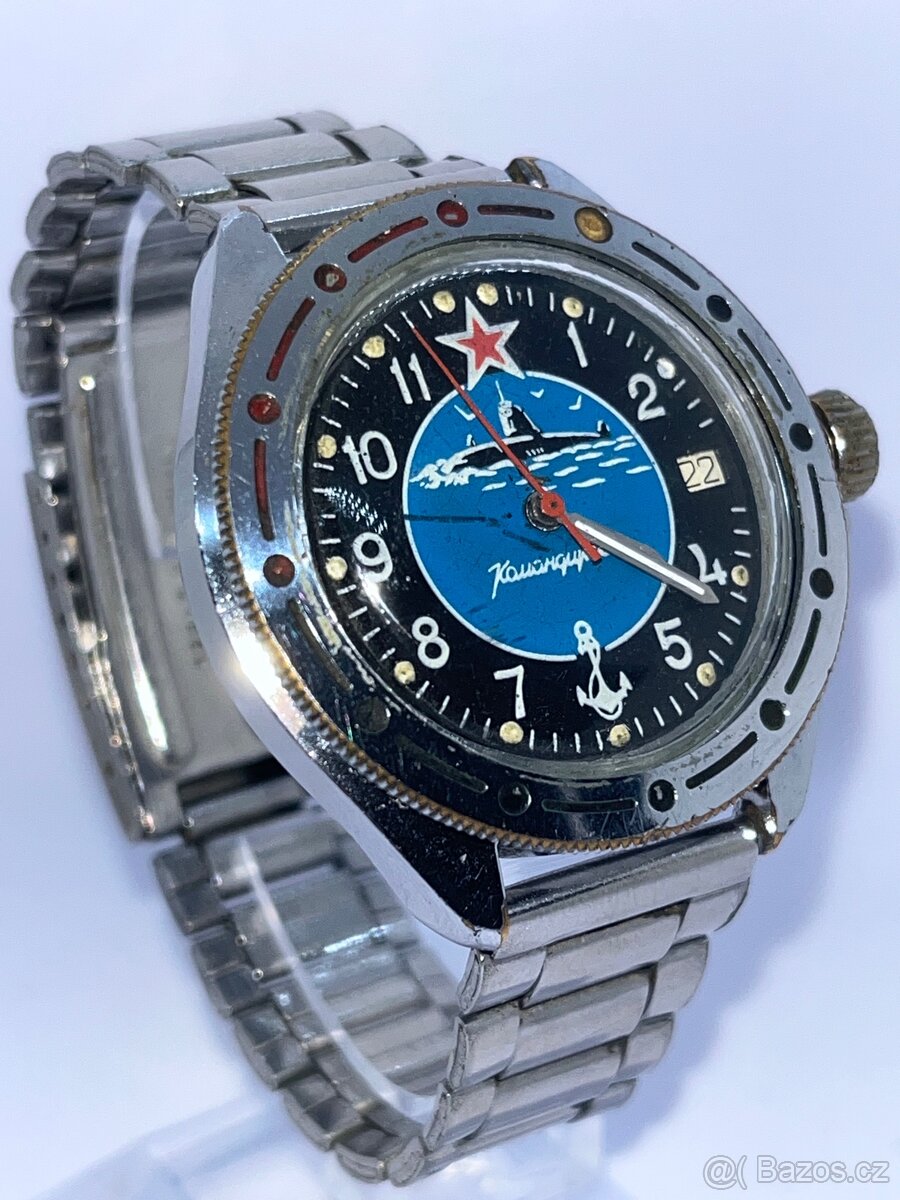 Vojenské ruské hodinky Vostok Komandirskie