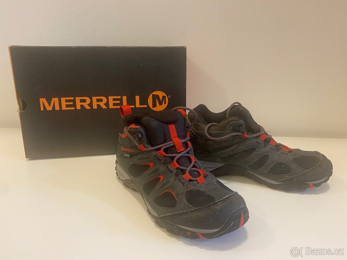 MERRELL kotníkové boty vel. 41 GORE-TEX