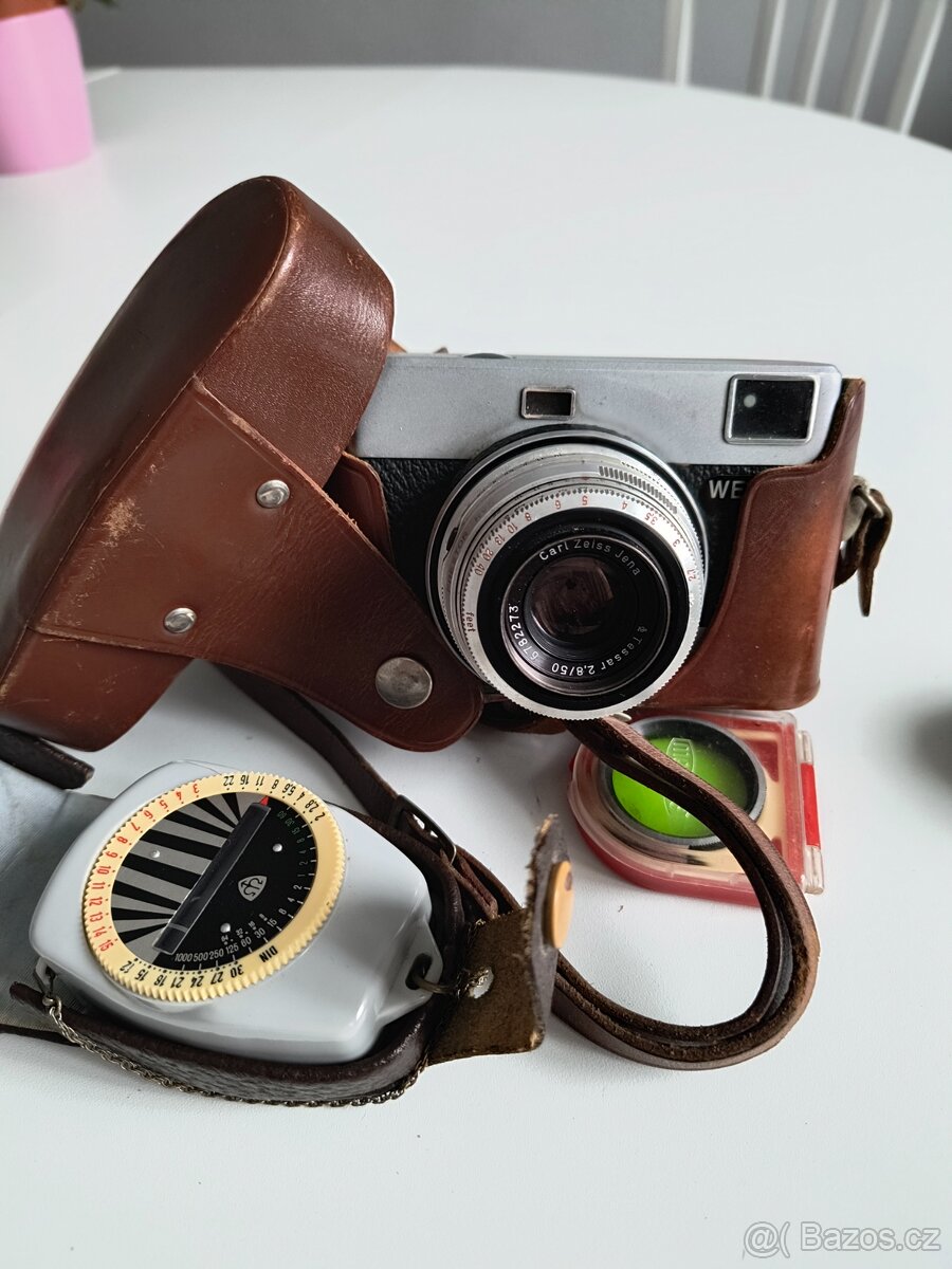 Fotoaparát Werra 3 včetně expozimetru a clona
