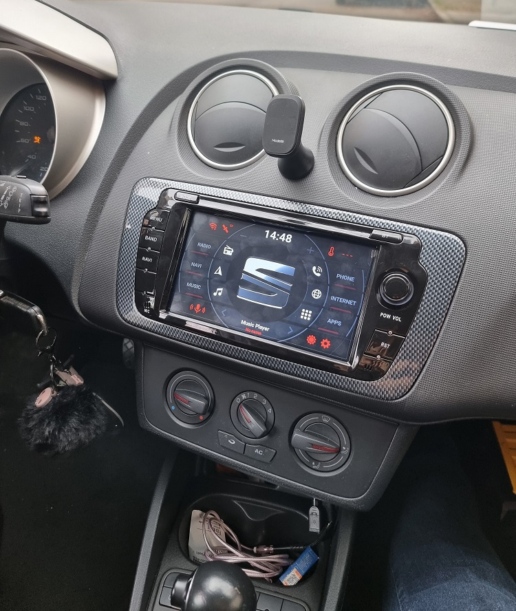 7" SEAT IBIZA 4 - ANDROID 12 - GPS autorádio
