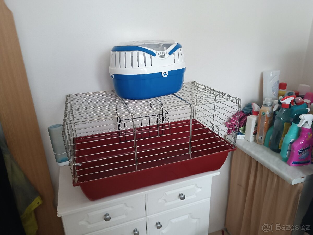Klec pro králíka / morče + příslušenství
