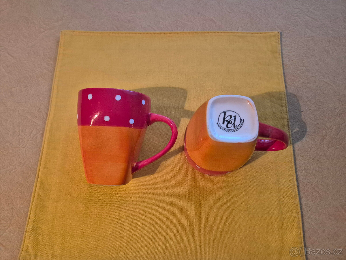 Hrnky ručně malované