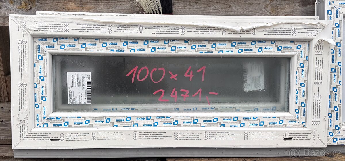 Prodám plastové okno 100x41